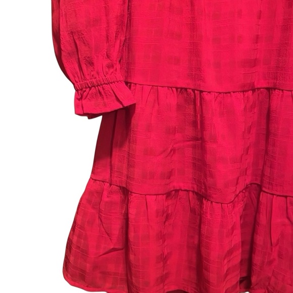 NWT Ann Taylor Red tiered dress Size 6 Petite #10193 - Picture 3 of 8